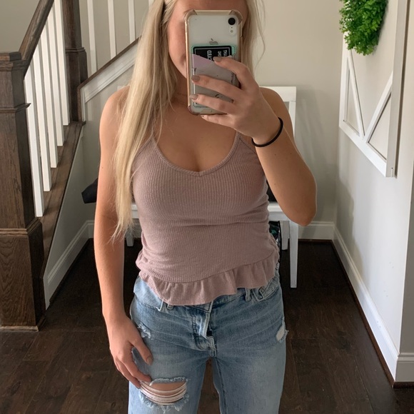 Ruffle tank top - Picture 1 of 4